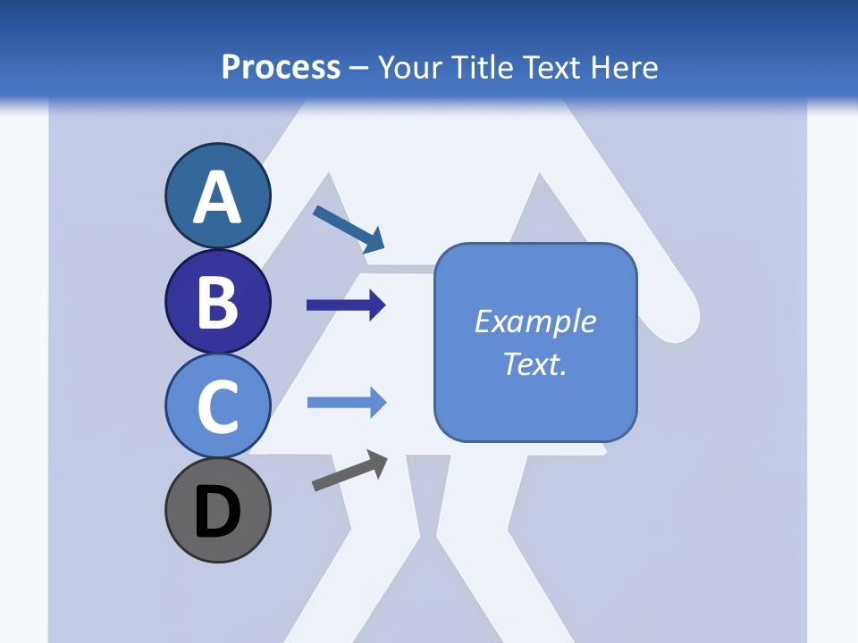 A Blue Sign With A Woman Holding A Child's Head PowerPoint Template