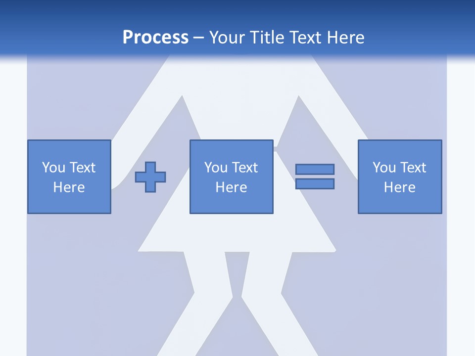 A Blue Sign With A Woman Holding A Child's Head PowerPoint Template