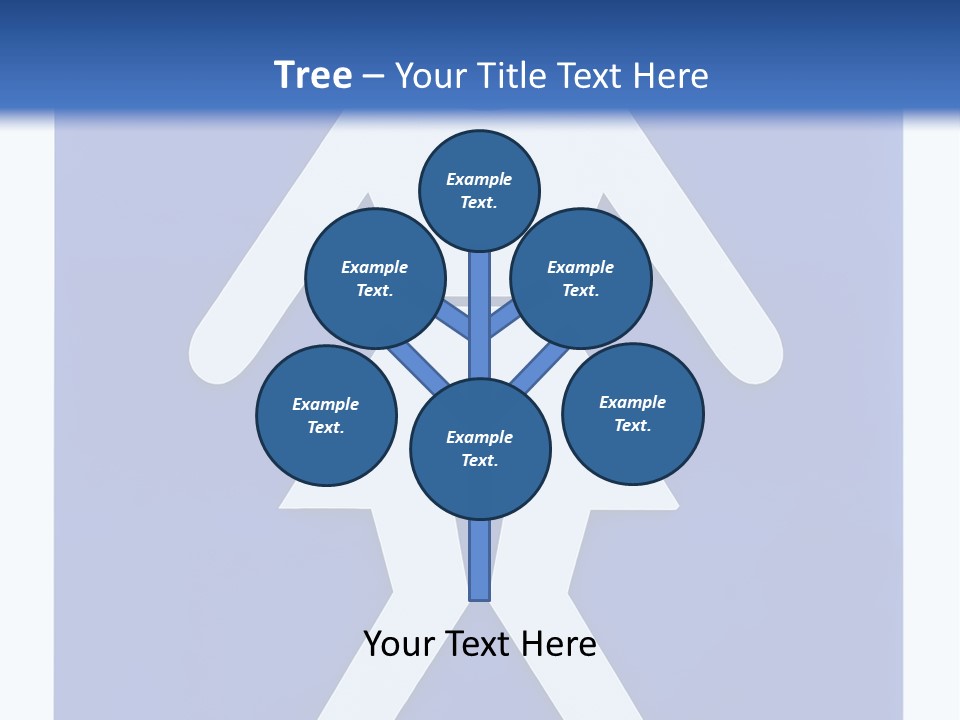 A Blue Sign With A Woman Holding A Child's Head PowerPoint Template