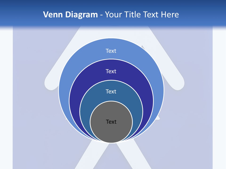 A Blue Sign With A Woman Holding A Child's Head PowerPoint Template