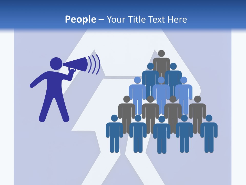 A Blue Sign With A Woman Holding A Child's Head PowerPoint Template