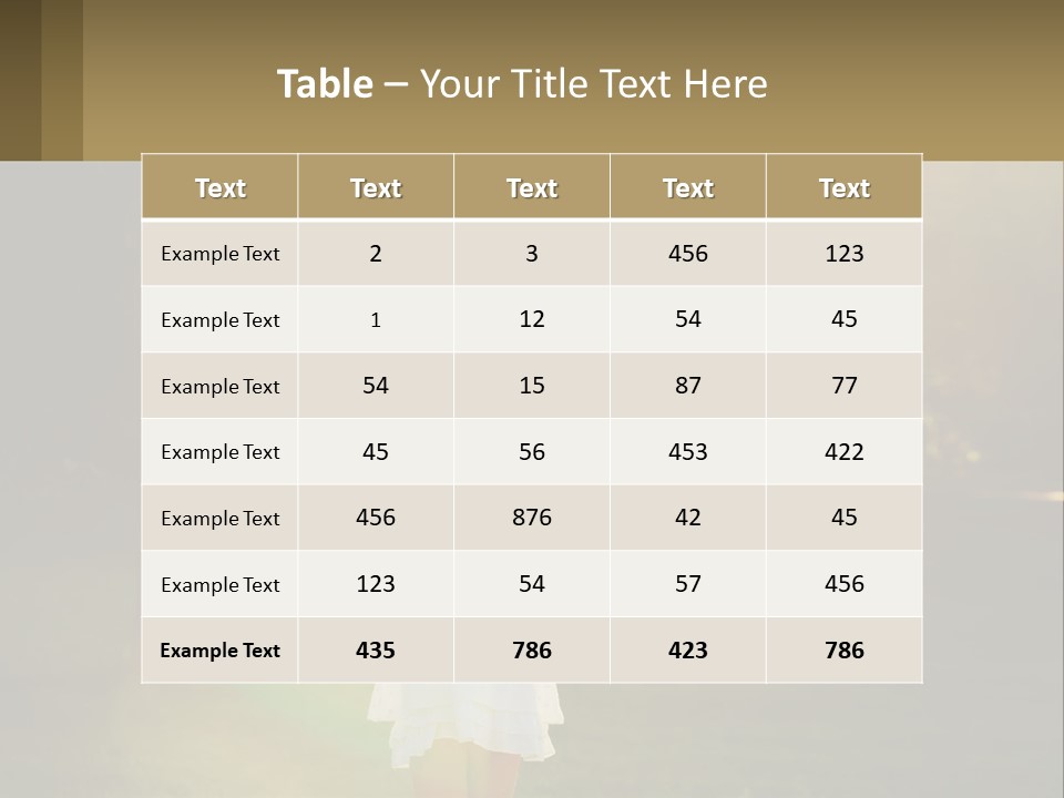 A Little Girl Is Standing In The Grass With Her Arms Outstretched PowerPoint Template