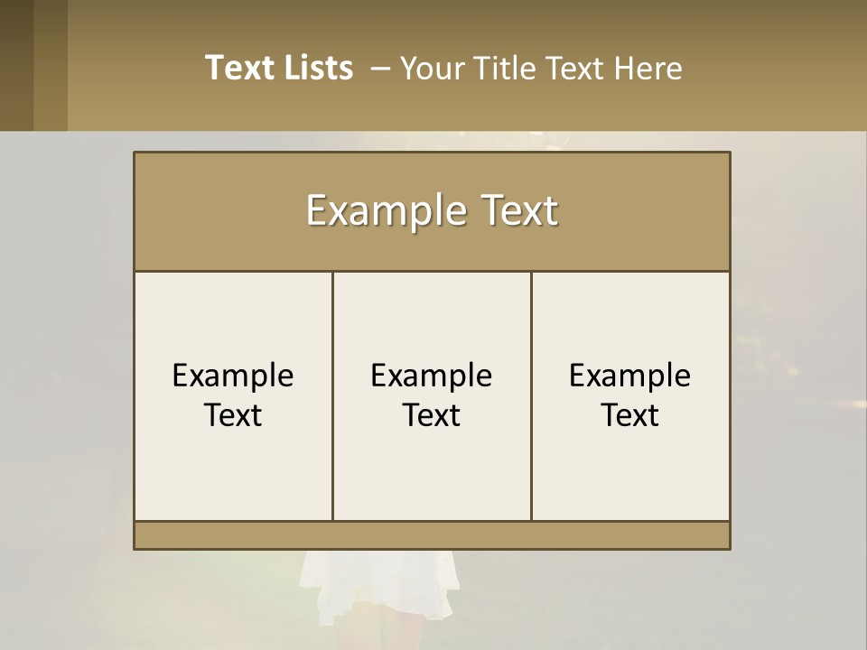 A Little Girl Is Standing In The Grass With Her Arms Outstretched PowerPoint Template