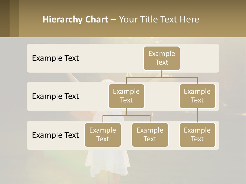 A Little Girl Is Standing In The Grass With Her Arms Outstretched PowerPoint Template