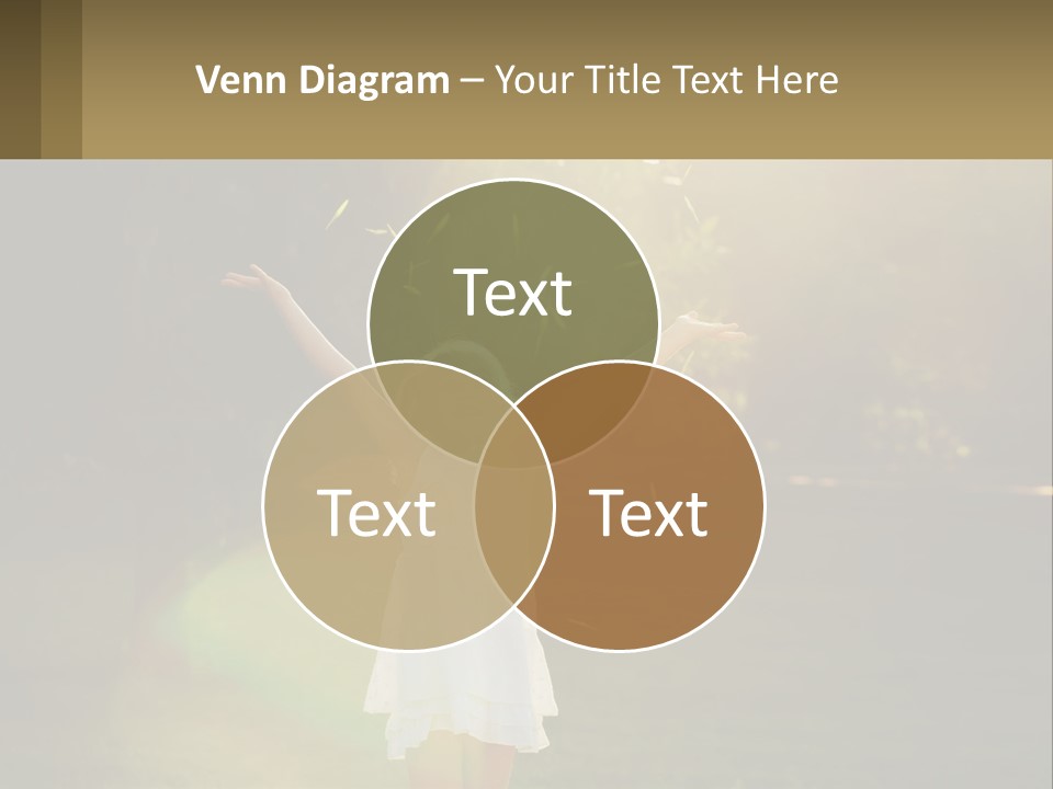 A Little Girl Is Standing In The Grass With Her Arms Outstretched PowerPoint Template