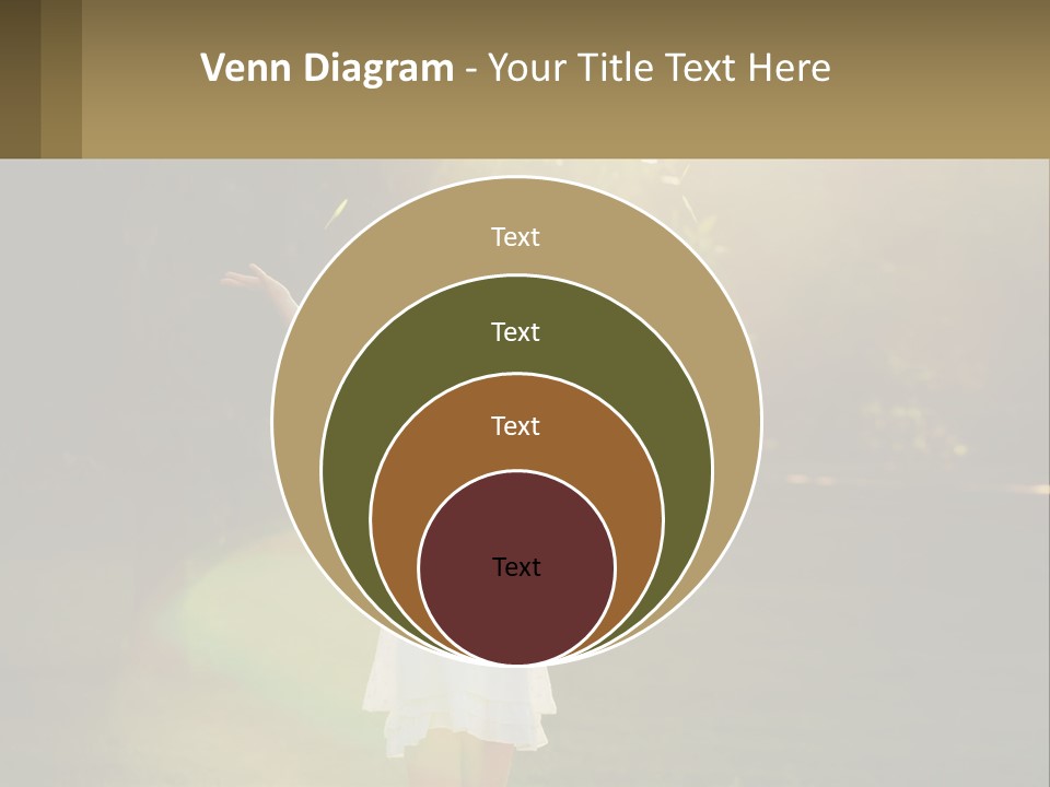 A Little Girl Is Standing In The Grass With Her Arms Outstretched PowerPoint Template