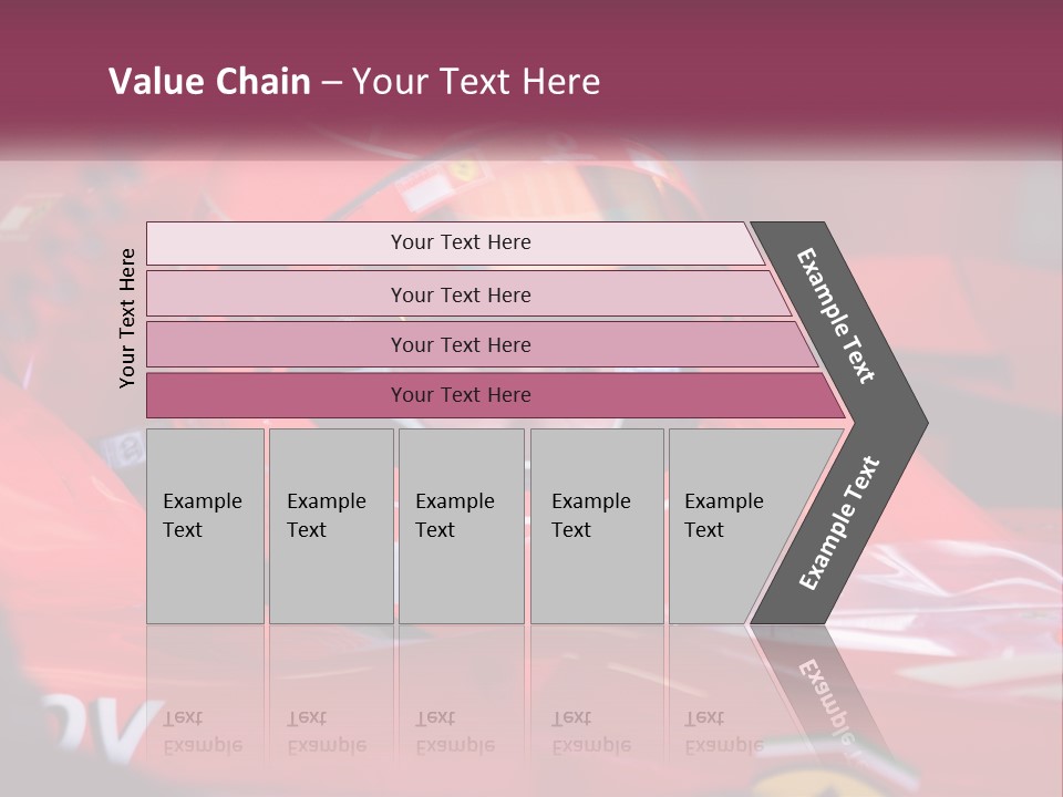 A Man In A Racing Car With A Helmet On PowerPoint Template