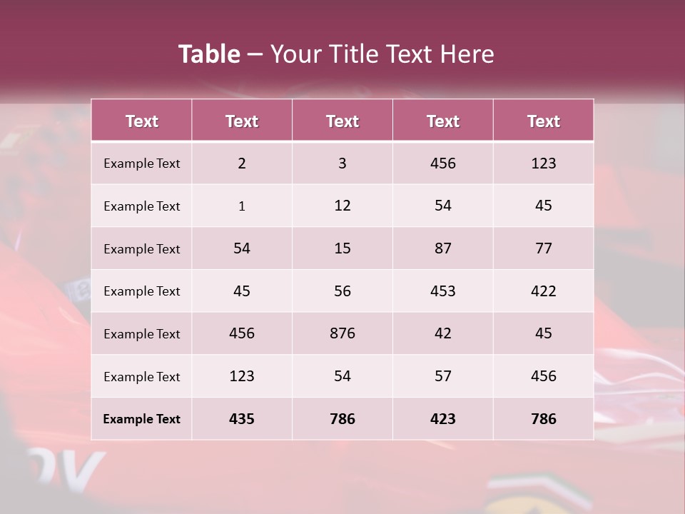 A Man In A Racing Car With A Helmet On PowerPoint Template