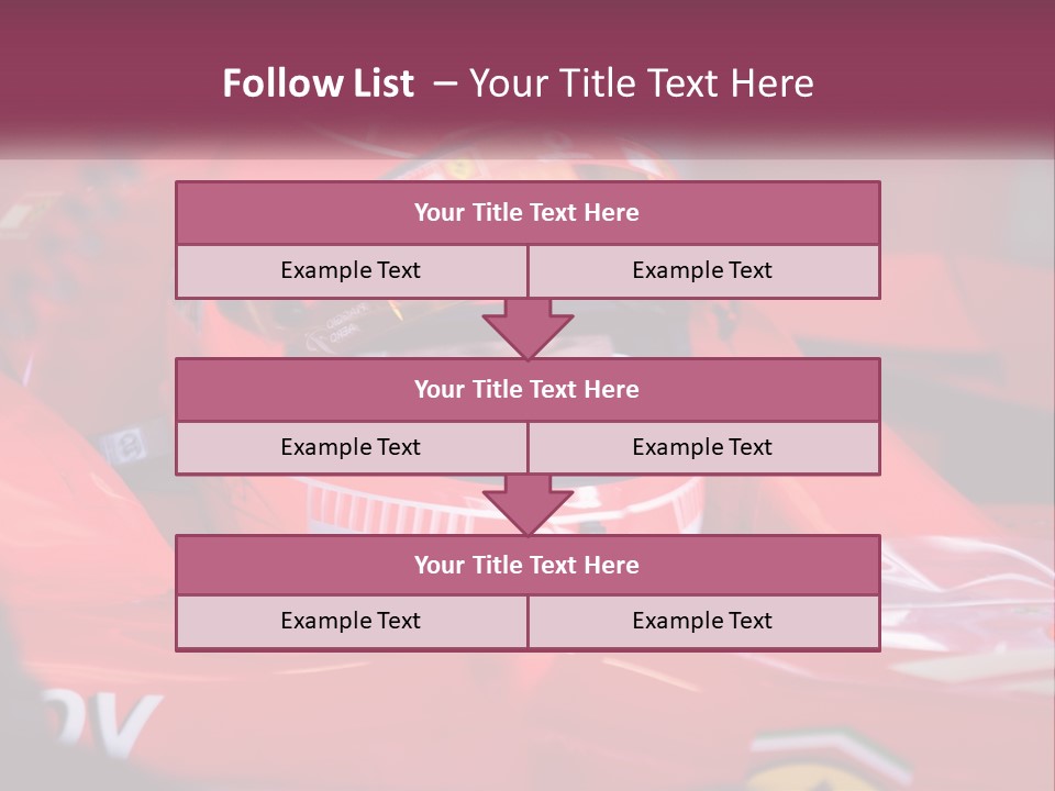 A Man In A Racing Car With A Helmet On PowerPoint Template