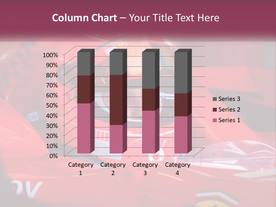 A Man In A Racing Car With A Helmet On PowerPoint Template