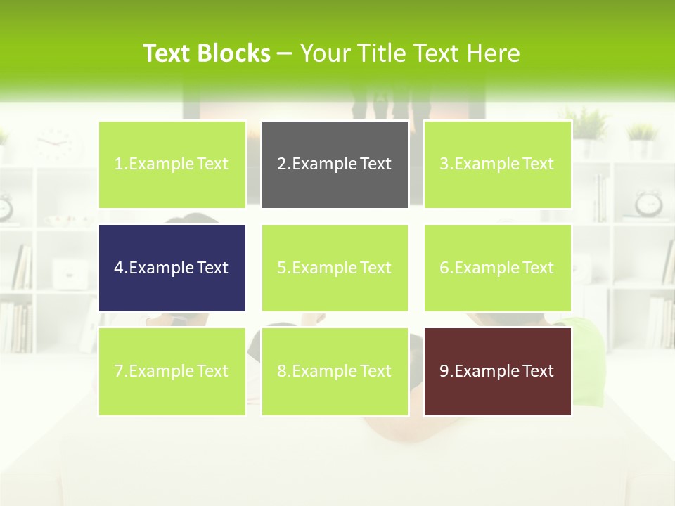 A Group Of People Sitting In Front Of A Tv PowerPoint Template