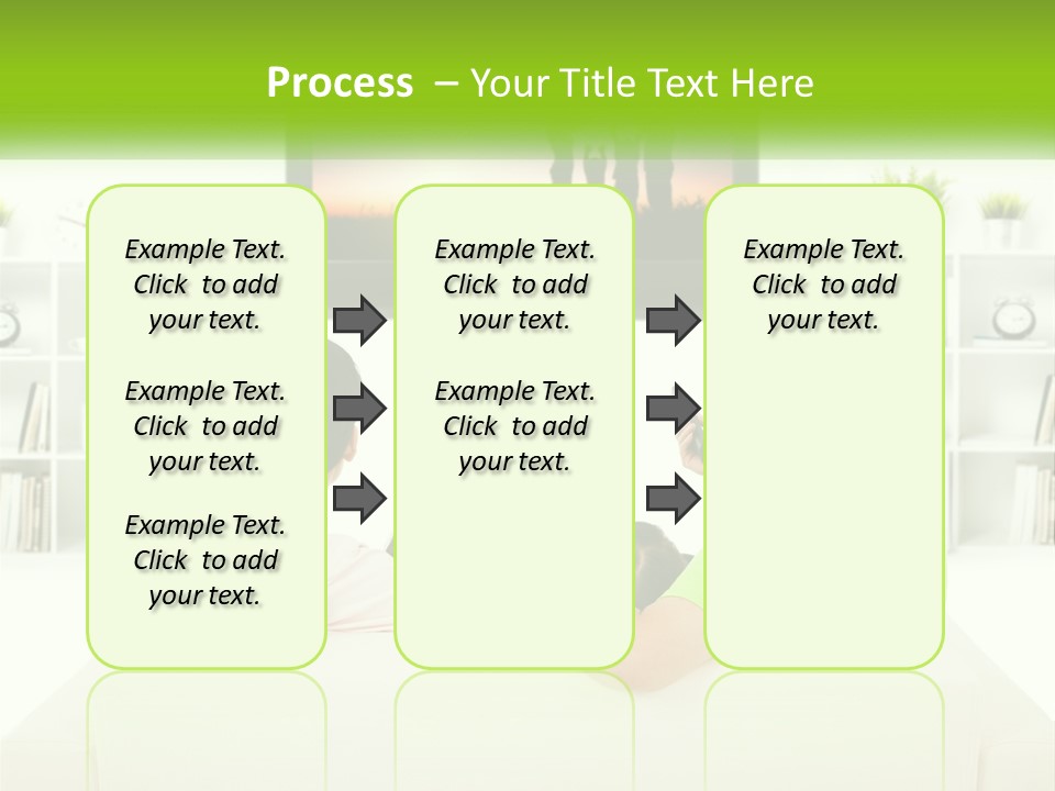 A Group Of People Sitting In Front Of A Tv PowerPoint Template