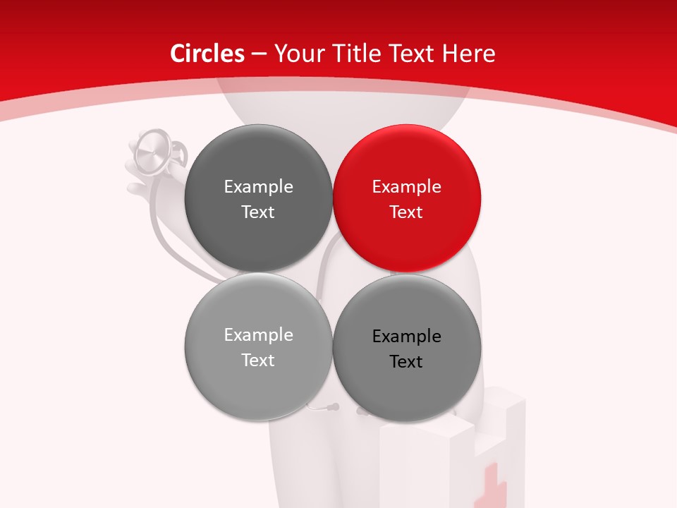 A Person With A Stethoscope In His Hand PowerPoint Template
