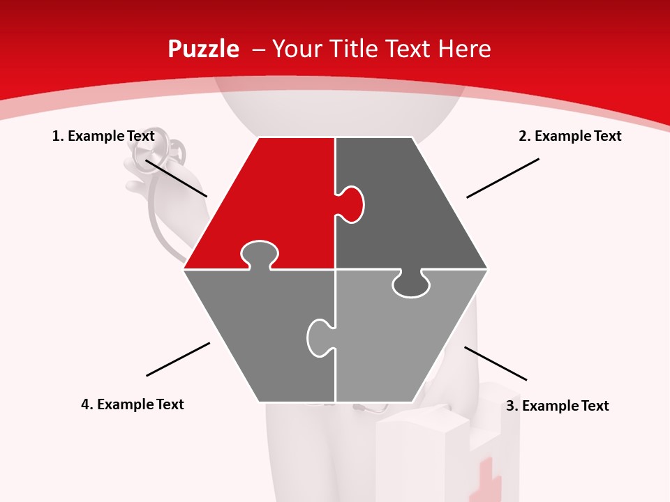 A Person With A Stethoscope In His Hand PowerPoint Template