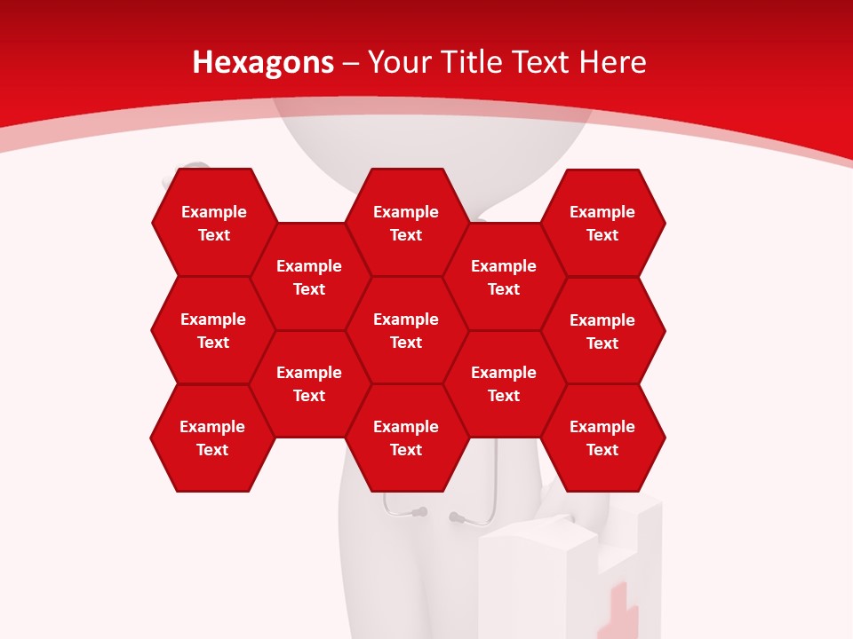 A Person With A Stethoscope In His Hand PowerPoint Template