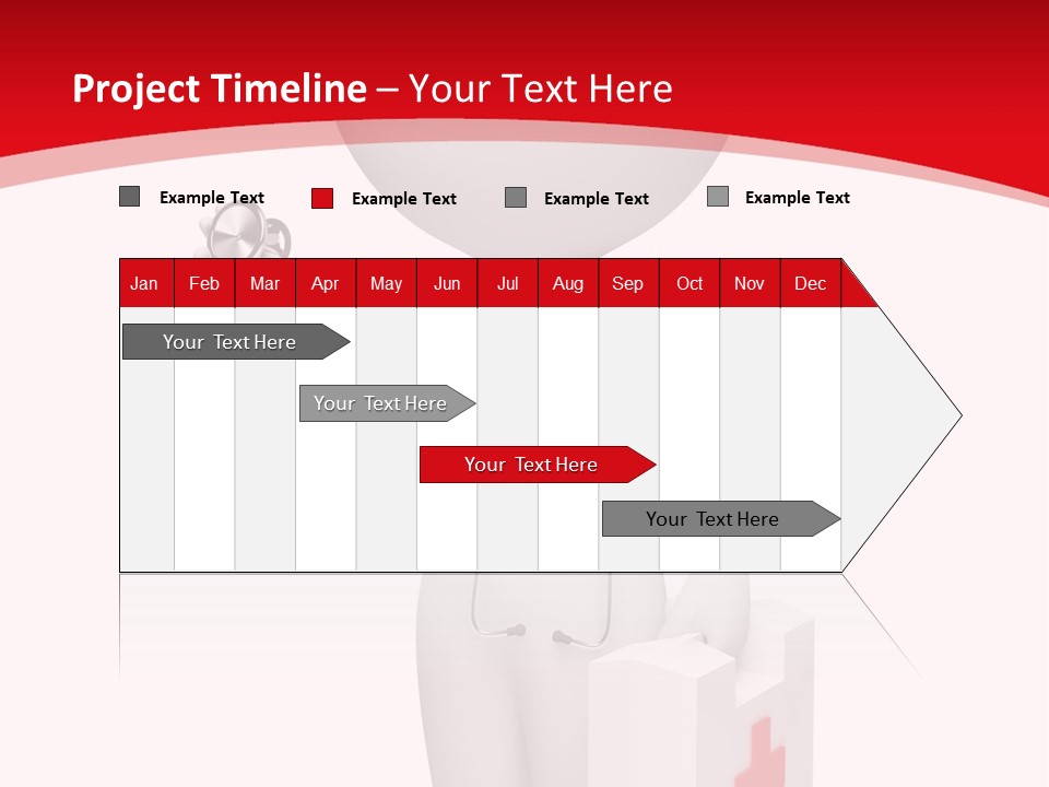 A Person With A Stethoscope In His Hand PowerPoint Template