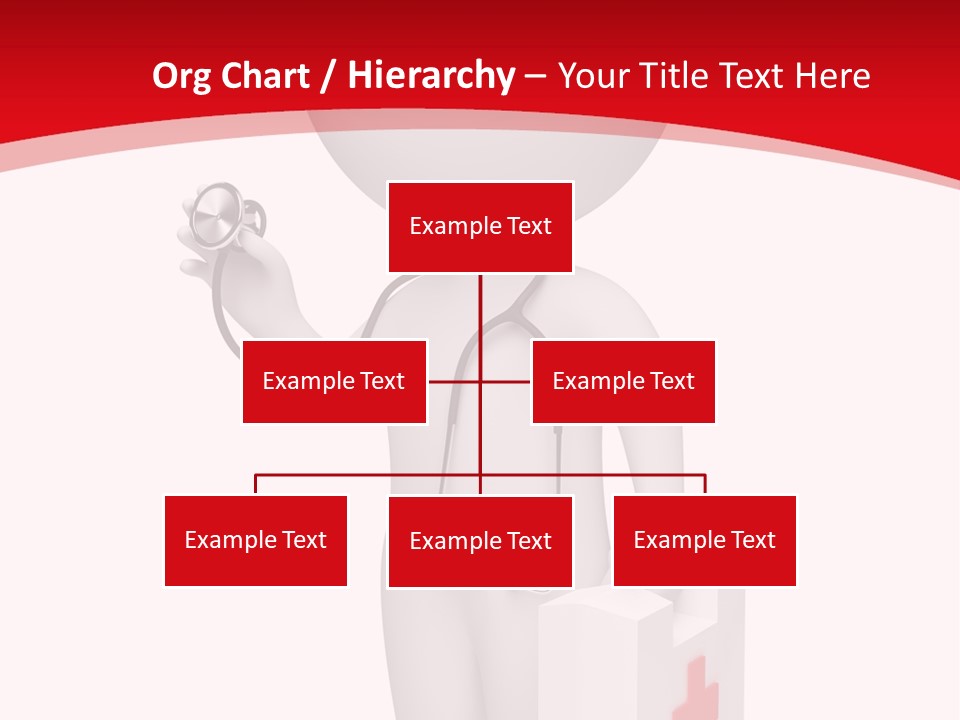 A Person With A Stethoscope In His Hand PowerPoint Template
