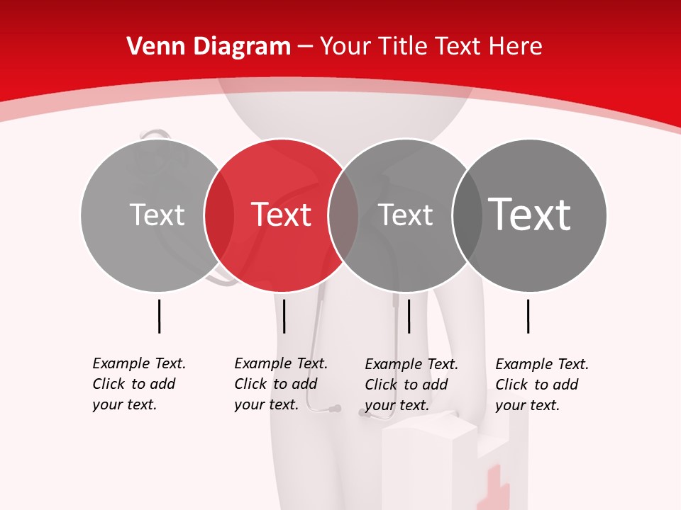 A Person With A Stethoscope In His Hand PowerPoint Template