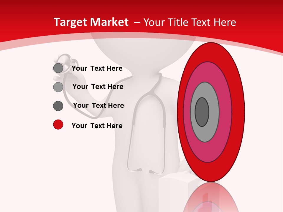 A Person With A Stethoscope In His Hand PowerPoint Template