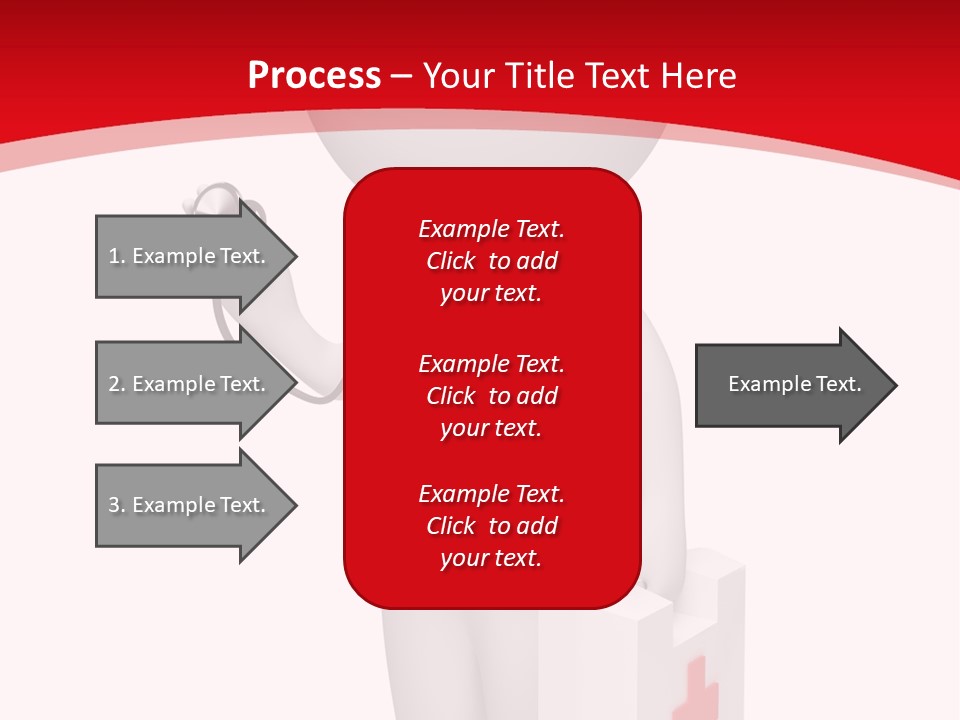 A Person With A Stethoscope In His Hand PowerPoint Template