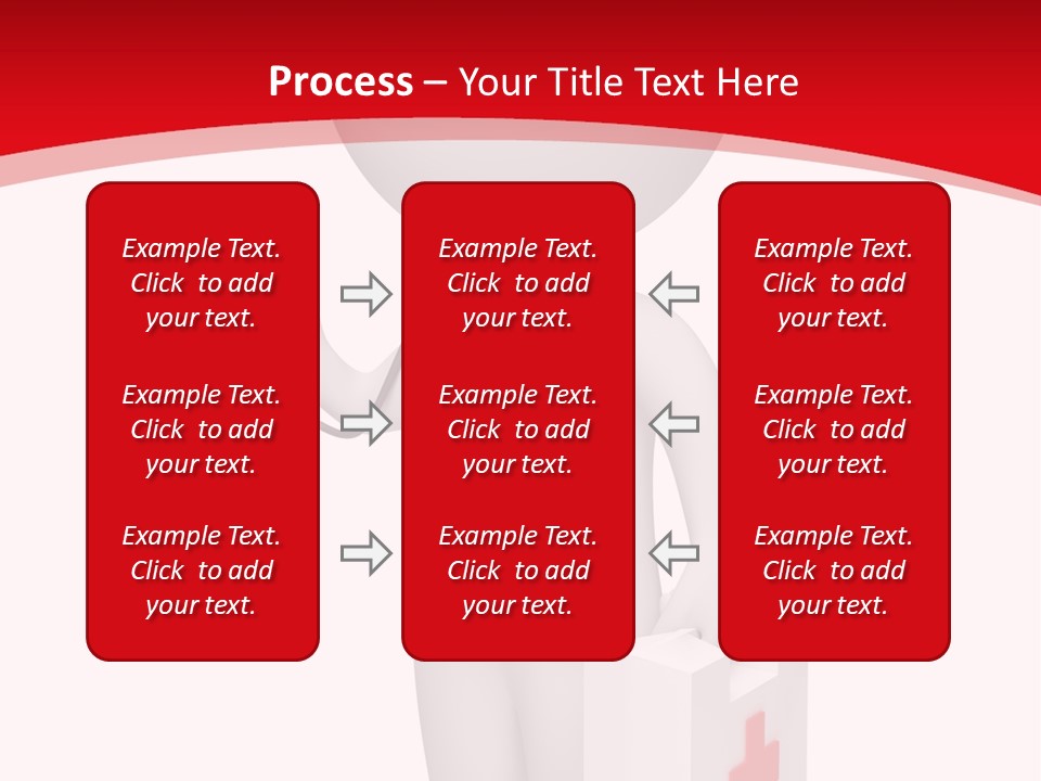 A Person With A Stethoscope In His Hand PowerPoint Template