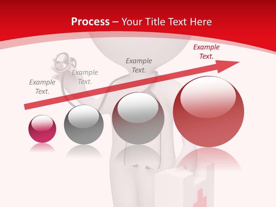 A Person With A Stethoscope In His Hand PowerPoint Template