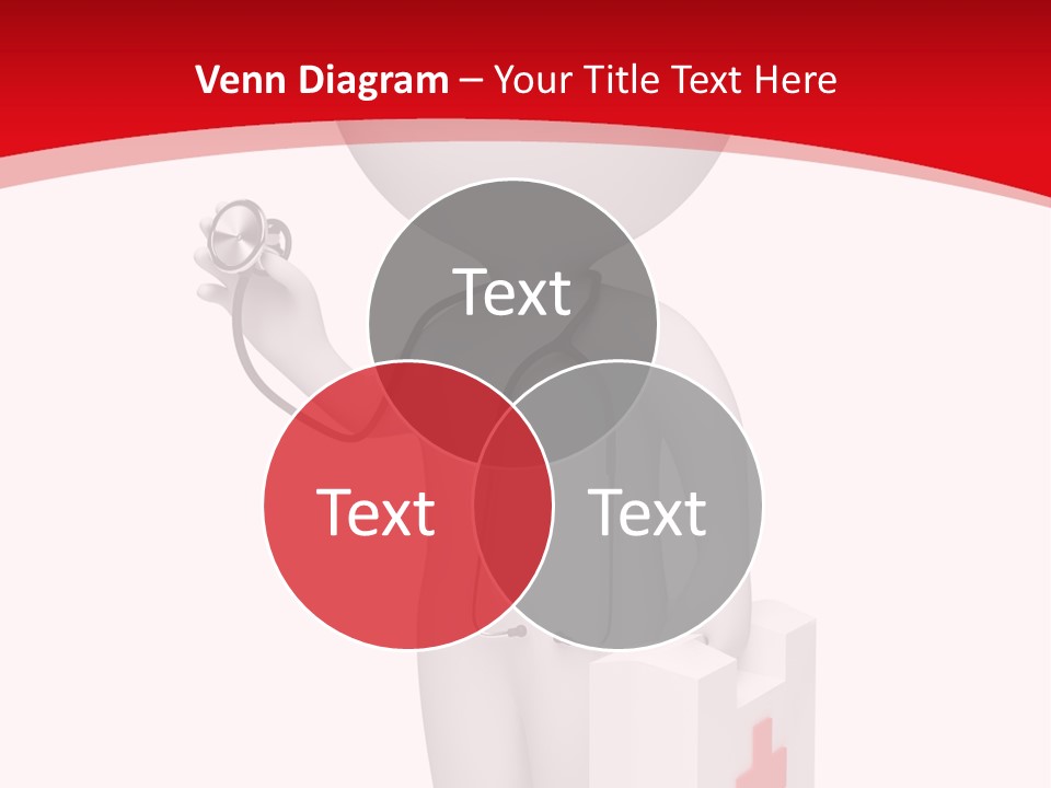 A Person With A Stethoscope In His Hand PowerPoint Template