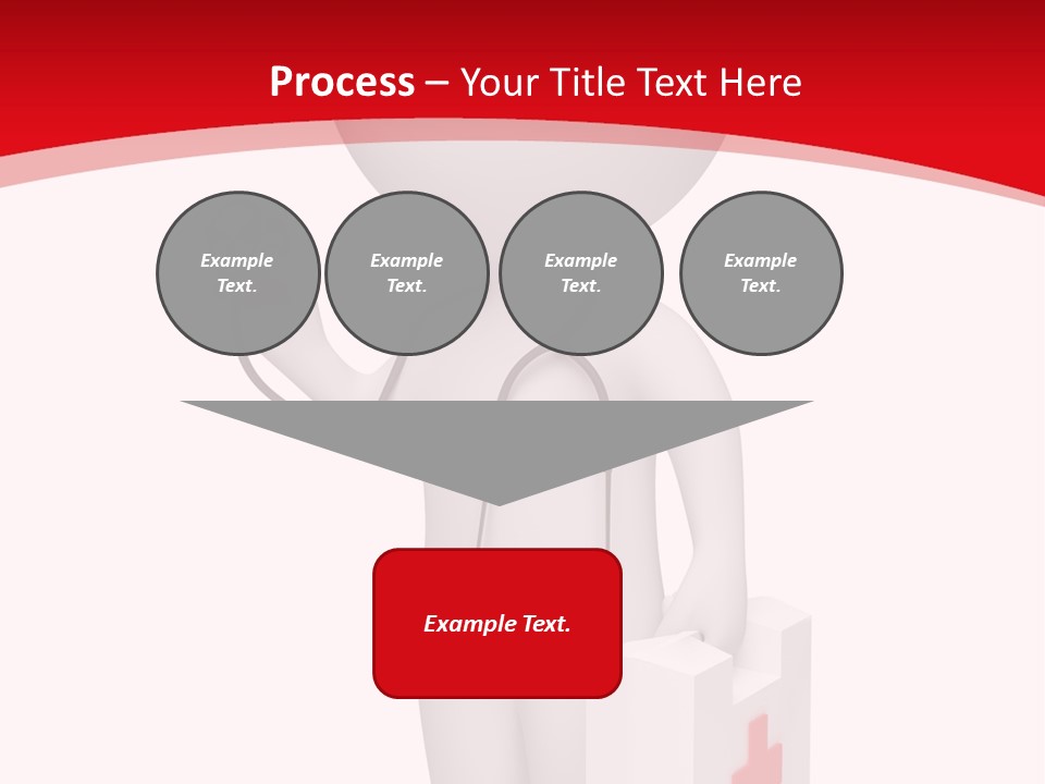 A Person With A Stethoscope In His Hand PowerPoint Template