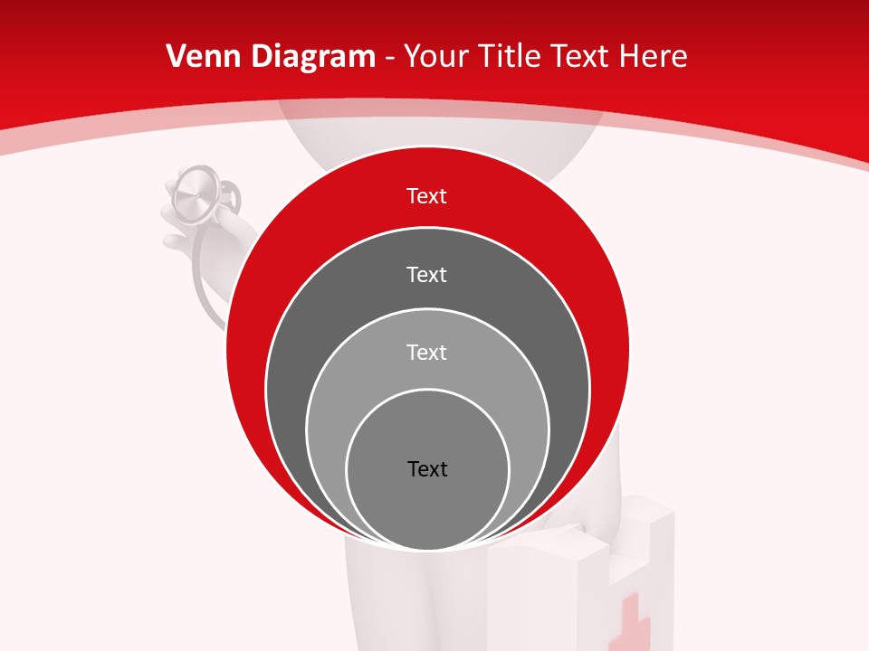 A Person With A Stethoscope In His Hand PowerPoint Template