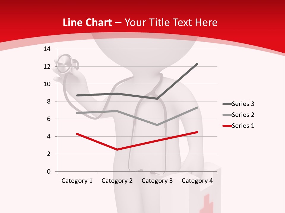 A Person With A Stethoscope In His Hand PowerPoint Template