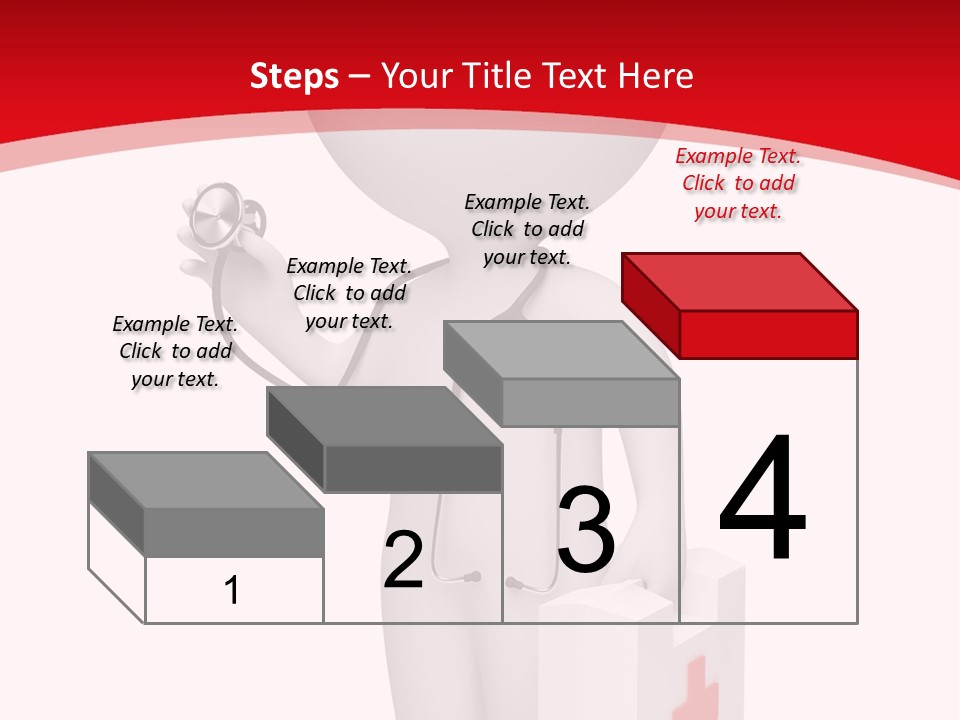 A Person With A Stethoscope In His Hand PowerPoint Template