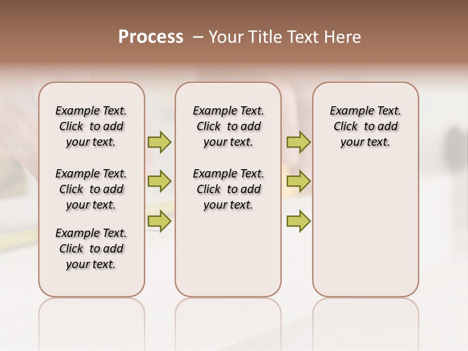 A Person Measuring A Piece Of Wood With A Tape PowerPoint Template