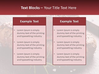 A Piece Of Steak On A Table With A Knife PowerPoint Template