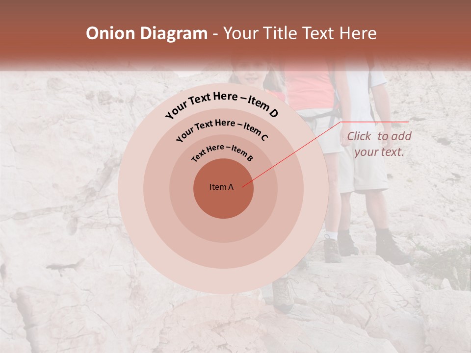 A Group Of People Standing On Top Of A Mountain PowerPoint Template