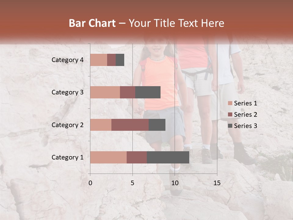 A Group Of People Standing On Top Of A Mountain PowerPoint Template