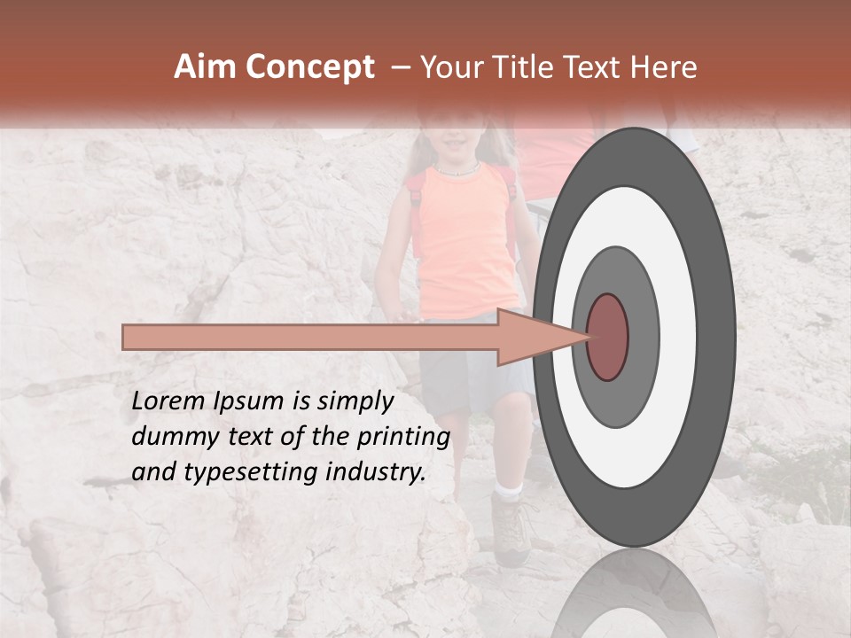 A Group Of People Standing On Top Of A Mountain PowerPoint Template