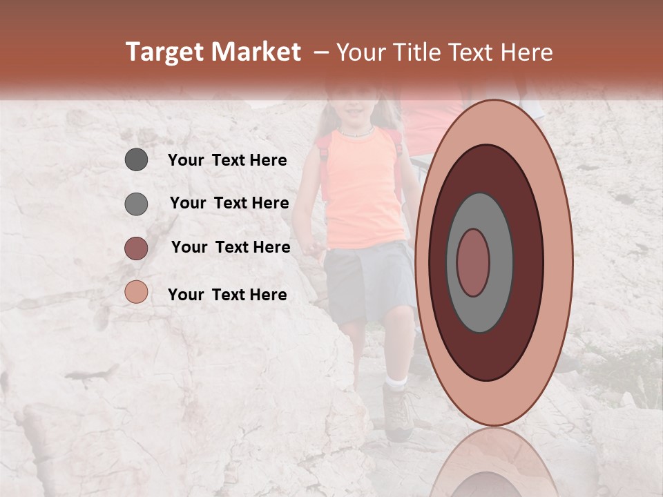 A Group Of People Standing On Top Of A Mountain PowerPoint Template