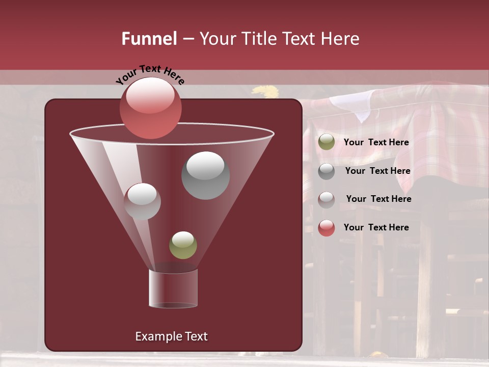 A Cat Sitting On The Ground In Front Of A Table PowerPoint Template