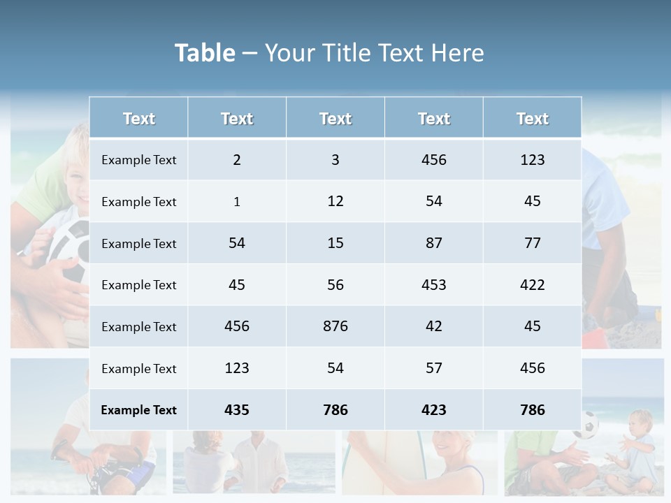 A Collage Of Photos Of A Family Playing With A Soccer Ball PowerPoint Template