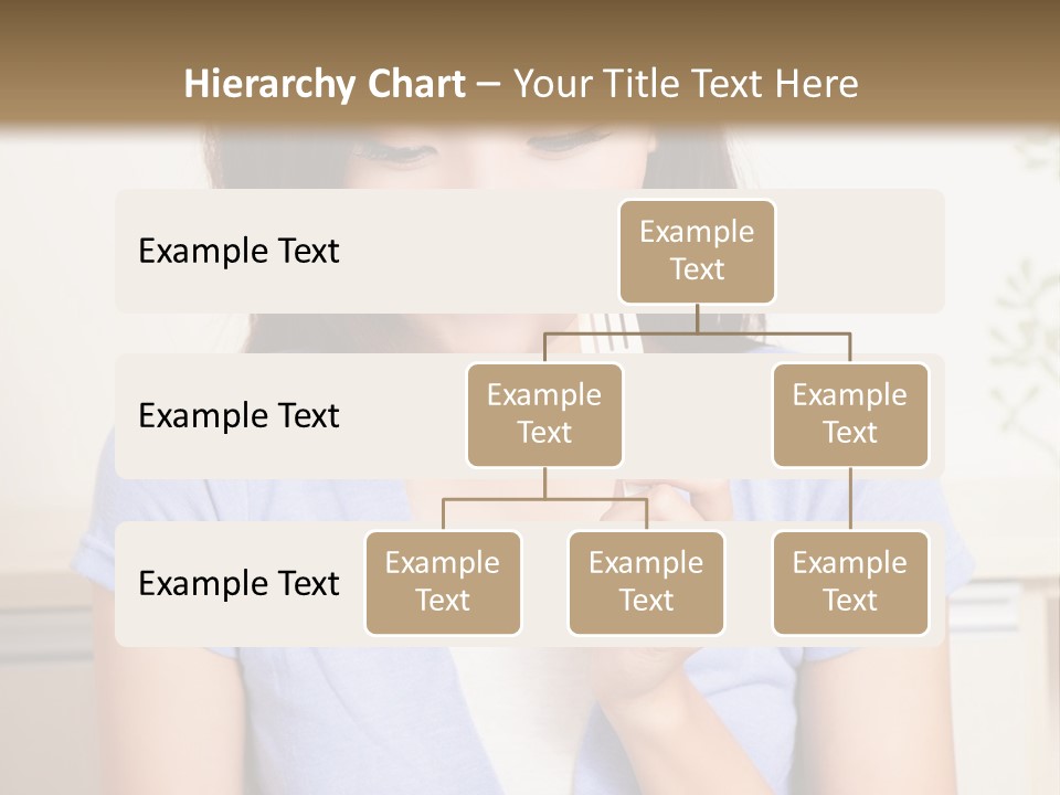 A Woman Sitting At A Table Eating Food PowerPoint Template
