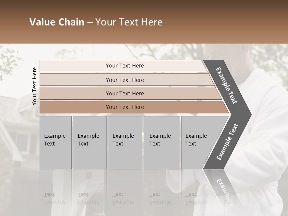 A Man Putting A Piece Of Paper Into A Mailbox PowerPoint Template