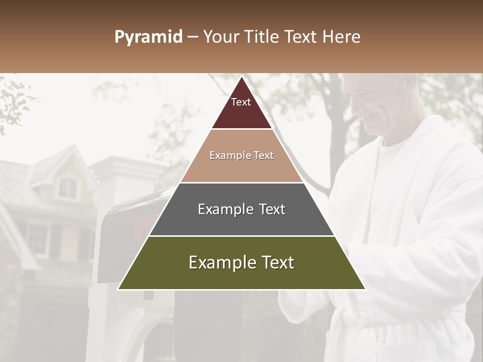 A Man Putting A Piece Of Paper Into A Mailbox PowerPoint Template