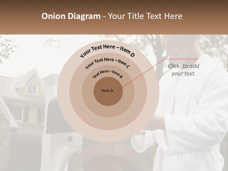 A Man Putting A Piece Of Paper Into A Mailbox PowerPoint Template