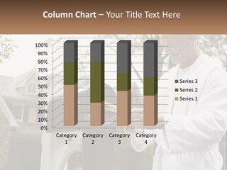 A Man Putting A Piece Of Paper Into A Mailbox PowerPoint Template