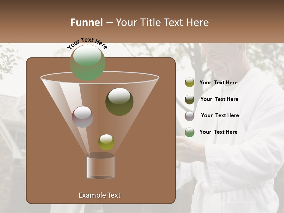 A Man Putting A Piece Of Paper Into A Mailbox PowerPoint Template