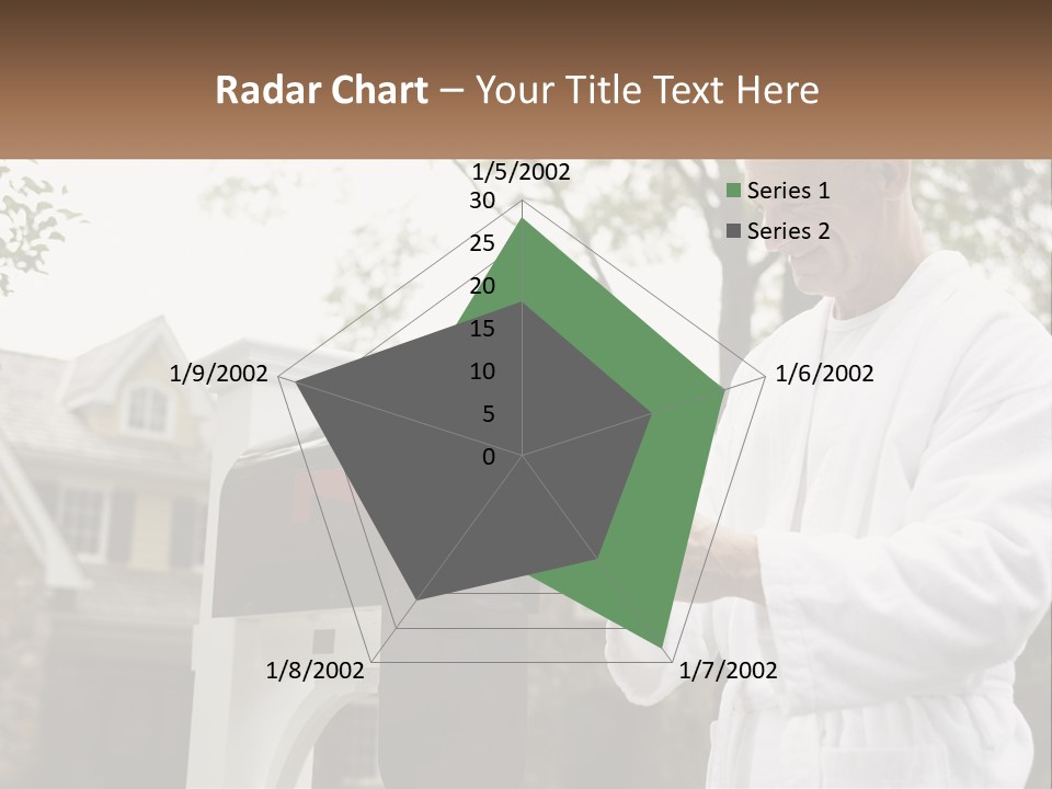 A Man Putting A Piece Of Paper Into A Mailbox PowerPoint Template