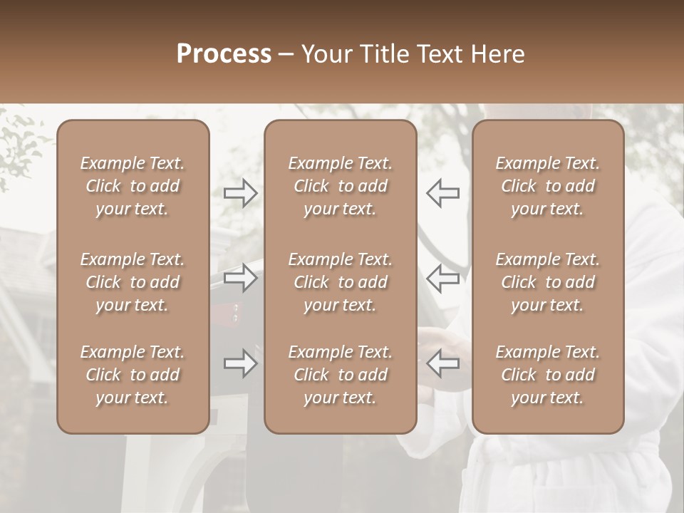 A Man Putting A Piece Of Paper Into A Mailbox PowerPoint Template