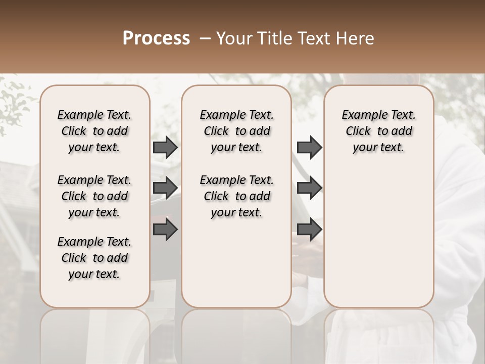 A Man Putting A Piece Of Paper Into A Mailbox PowerPoint Template