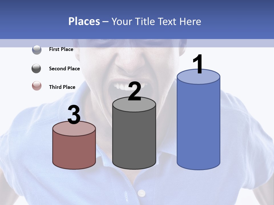 A Man With A Surprised Look On His Face PowerPoint Template