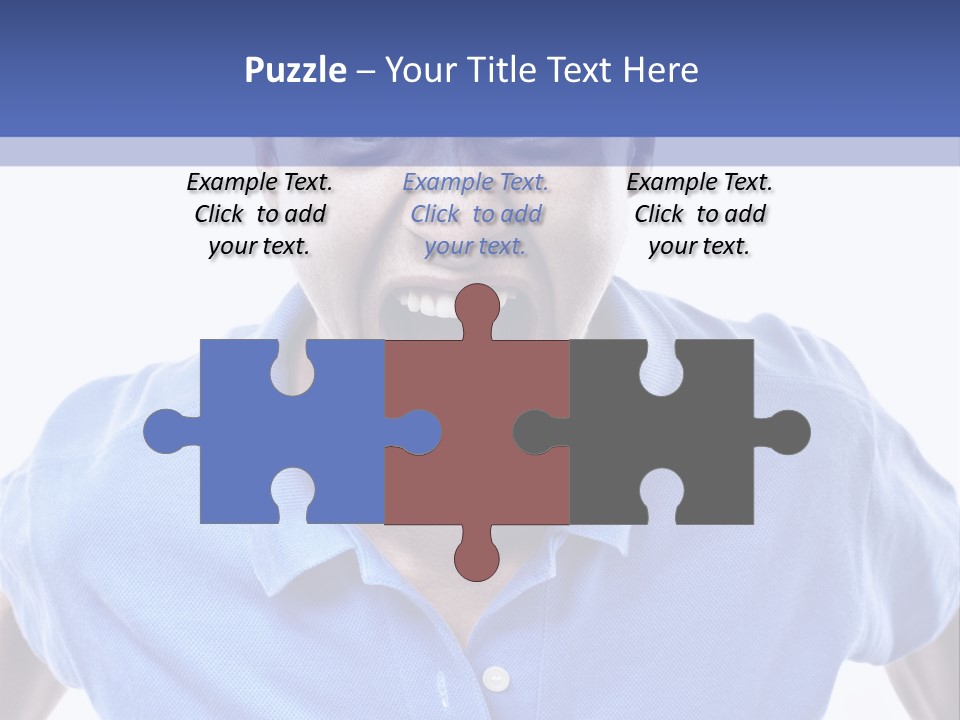 A Man With A Surprised Look On His Face PowerPoint Template